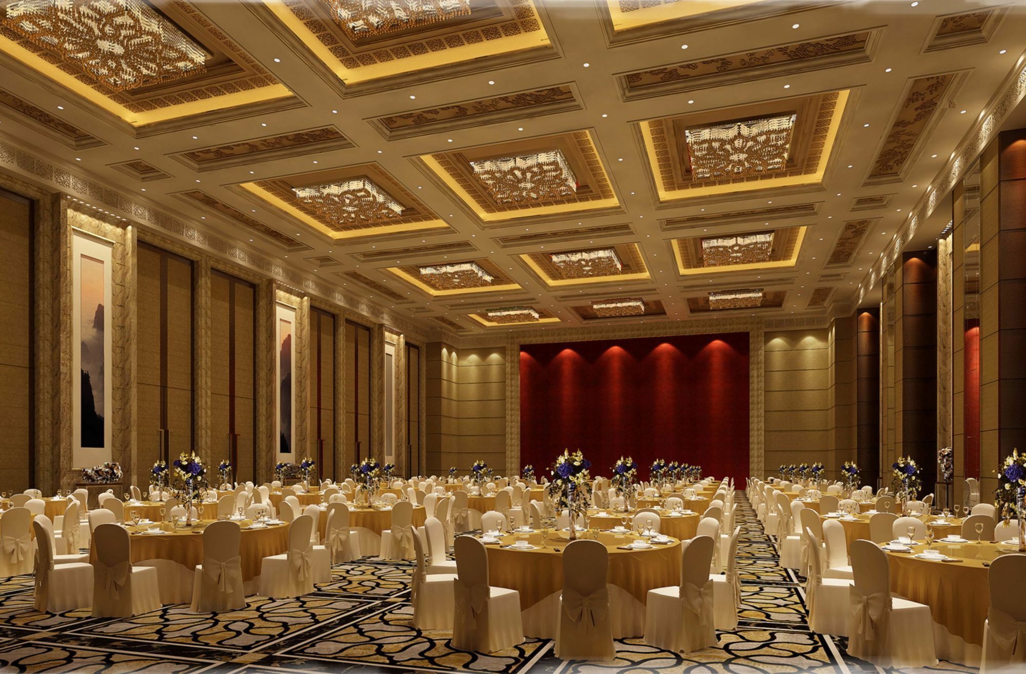 Jinan Luxury Blue Horizon Hotel Exterior foto